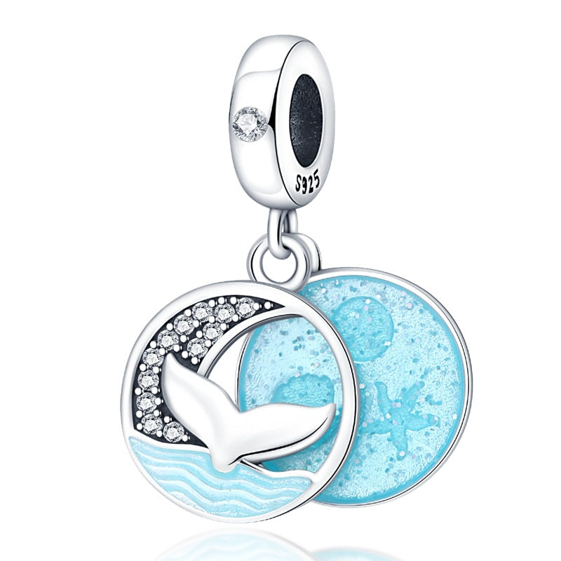 925 Sterling Silver and Crystal Charm Collection