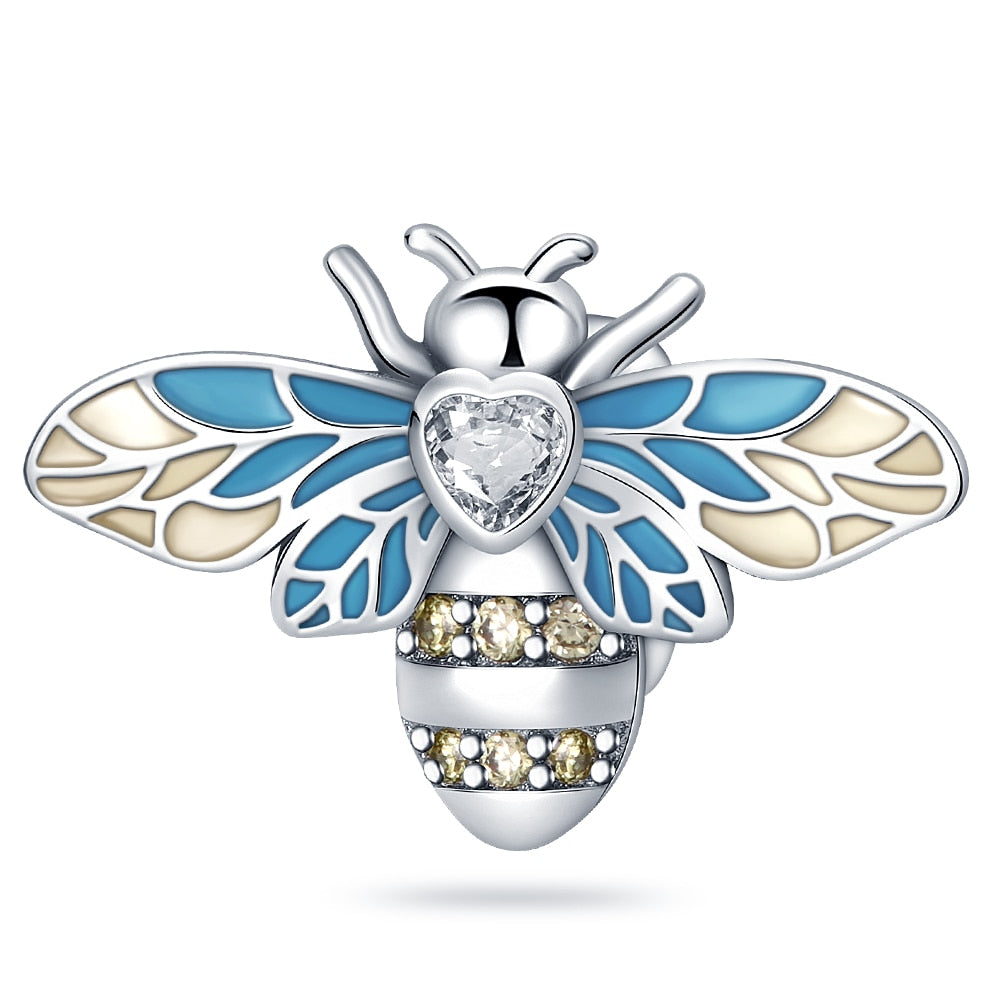 925 Sterling Silver and Crystal Charm Collection