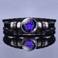 Multilayer Zodiac Sign Leather Bracelet