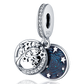 925 Sterling Silver and Crystal Charm Collection